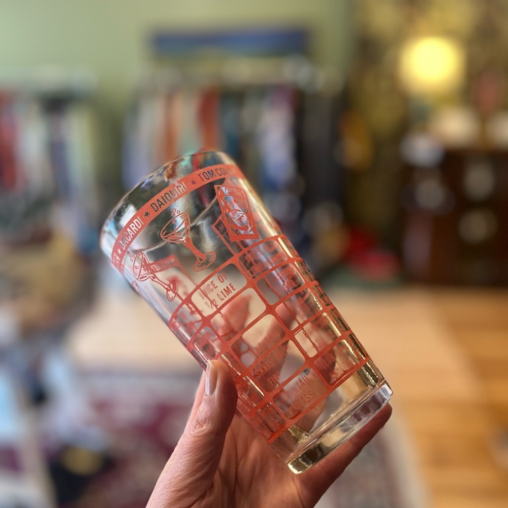 Vintage Midcentury Federal Glass Cocktail Shaker - Picture 1 of 5